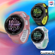 Garmin GPS Running Watch, Forerunner 265S Music, Compatible with Android/iOS (Black, White, Pink)