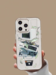 1 ชิ้น เคสฟุต Creative Illustration Techno-Cyberpunk คอมพิวเตอร์อิเล็กทรอนิกส์ สำหรับ Samsung Galaxy