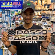 Emblem side passo/emblem pintu passo/toyota passo racy emblem/myvi passo/emblem passo hana/emblem ke