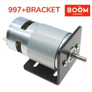 PACKAGE Powerful DC MOTOR 997 12v -36V plus BRACKET