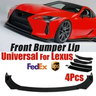 4x Universal Car Front Bumper Lip Chin Bumper Body Kits Splitter For Ford FOCUS For Chery Tiggo8 Tig