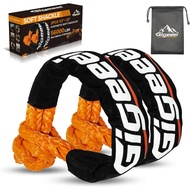 Soft Shackles Tow Recovery - 1/2 Inci X 22 Inci (56,000lbs) Kit Pemulihan Soft Shackles untuk Winch 