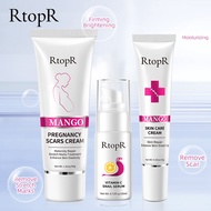 RtopR FDAชุดซ่อมรอยแผลเป็นมะม่วงลบรอยแผลเป็นการตั้งครรภ์ครีม+วิตามินซีเซรั่มหอยทาก+ซ่อมแซมเอาครีมทาแ