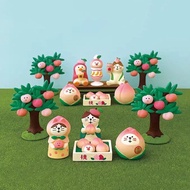 Cute Japanese Style zakka Peach Harvest Series Hand-Made Toys Desktop Ornaments Cat Bartenders Heali
