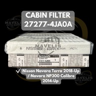 Cabin Filter 27277-4JA0A Nissan Navara Terra 2018-Up / Navara NP300 Calibre 2014-Up