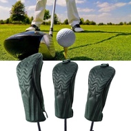 SHANRONG Golf Wood Cover, PU Leather Mallet Putter Golf Headcover, Golf Accessories Hybrid 2 Color W