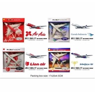 Diecast airplane Toy airplane DIECAST MINIATURE AIRBUS A380 AIRLINES Airasia Lion Air Garuda Citilin
