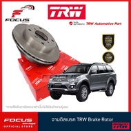 TRW จานดิสเบรกหน้า Mitsubishi Triton 4wd Pajero sport ปี01-14 / จานดิสเบรค จานเบรก ไทรตัน / DF4920