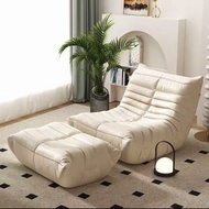 櫻桃傢俱 - 毛毛蟲懶人梳化客廳可睡小戶型陽台可躺單人沙發椅榻榻米沙發