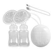 ZZOOI Breast Pump Electric Milk Feeding Extractor Strong Suction Portable Silicone Breastfeeding Pump