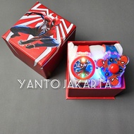 GIFT SET - spiderman boy's watch