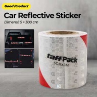 CAHAYA Car Motorcycle Truck Reflector Sticker Light Reflector Sticker Warning Strip Reflective