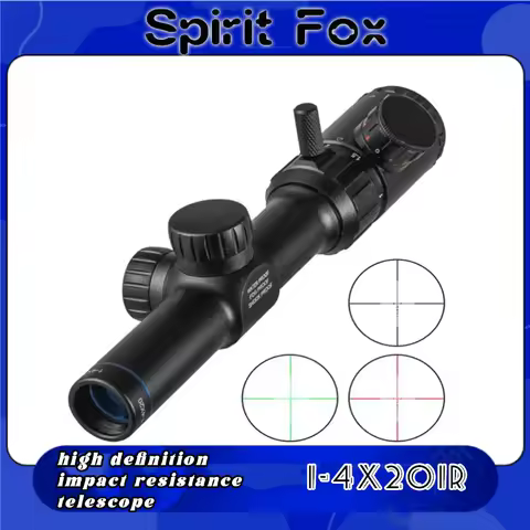 FireWolf 1-4X20 wide-angle telescope with cross optical lens, outdoor high-definition telescope