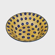 【Marusan Kondo】Porska波蘭陶風陶瓷深盤16cm ‧ 黃釉花語