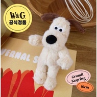 [Wallace and Gromit] Korea Offical Gromit Plush Keyring/ Keychains Doll - 16cm_ Popular Cartoon Dog 