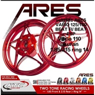 Ktc Racing ARES TWO new model two tone STAR rims Scoopy Genio Vario 110 125 150BEAT