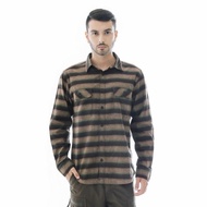 KEMEJA FLANEL EIGER X-CALODORA BROWN ORIGINAL