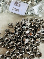 น๊อตตัวเมีย เบอร์8 M5 ขาว หัวมิลขาว น๊อต ตัวเมีย กดเลือกจำนวน ราคาส่ง