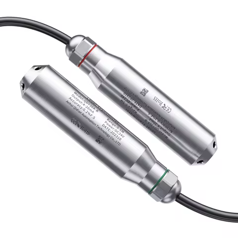 5m to 4-20m Water Level Transmitter 10m to 0-10V Liquid Water Level Sensor Probe 0-50m 0-30m to 0-10