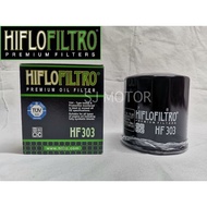 HIFLOFILTRO Premium Oil Filter HF303 (HONDA / KAWASAKI) NINJA 250R Z250 ER6 Z1000 CBR600 CBR1000