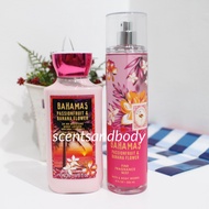 Bath & Body Works Bahamas Passionfruit & Banana Flower Mist & Lotion Set