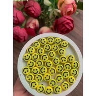 10 Pcs Smile Beads 10mm - Smile Beads Ready Pekanbaru