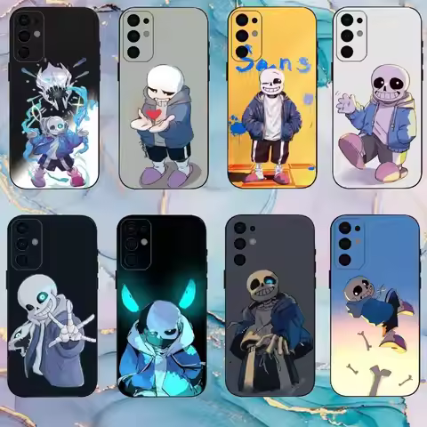 U-Undertale Sans doggo Phone Case For Samsung S25,S24,S21,S22,S23,S30,Ultra,S20,Plus,Fe,Lite,Note,10