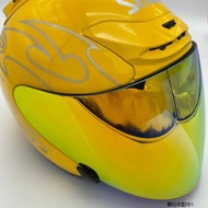 Helmet (Visor Only) Visor Shoei CJ1 for J08,  JF2 , JF3 , jstream, jack  Color Rainbow  Chrome  Smok