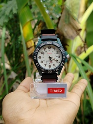 Timex Expedition Acadia -รุ่น TW4B26500 🇺🇸 หน้าปัดธรรมชาติ - สายผ้าสีน้ำตาล/ดำ ของแท้ ของใหม่แกะกล่อง