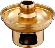 Stainless Steel Dry Ice Hot Pot, Milk Tea Dessert Serving Pot with Smoke Effect, Premium 410 Stainle