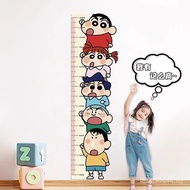 Personalized Wall Decoration Stickers Height Chart Living Room Crayon Shin-chan Stickers Children's 