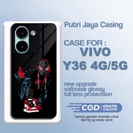 Latest Vivo Y36 4G 5G Spider Case Y36 4G 5G Casing Hardcase Softcase Glossy