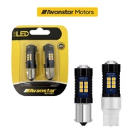 Avanstar Motors 2PCS 21LED Car Signal Light Bulb Thailook Strobe Signal 1156/PY21W/P21W T20-7440