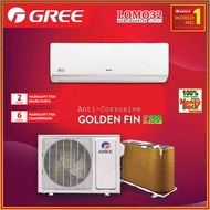 Gree 1.0hp Non Inverter Air Conditioner GWC09QC-K6NNB4B/I &amp; GWC09QC-K6NNE4B/O LOMO32 series Cold Plasma(ion) Purification Air Conditioner