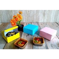 Takoyaki Box Donut Box/ Cake Box Size 10.5 x 10.5 x 5 cm