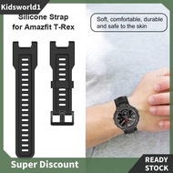[kidsworld1.sg] Silicone Watch Strap Band Replace for Huami Amazfit T-Rex Pro/Amazfit T-Rex