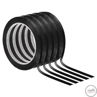 LF 5pcs Whiteboard Tape 3/6/8/10mm Art Marking Tape Graphic Chart Tape Thin Dry Erase Tape Self-Adhe