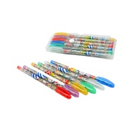 [SG Stock] 6-Colourful Glitter Pen Set Customizable for Children Day / Birthday Gift | Children's Day