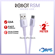 Kabel Data Charger Micro USB Fast Charging 2.4A - Kabel Casan Carger Carjer Cesan Chasan HP Android
