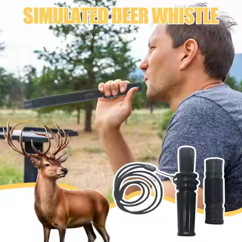 Hunting Deer Grunter Hunting Realistic Mature Young Sounds Portable Hunters Lure Equipment with Real
