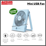 Acson Mini USB Table Fan (Model: ATF04B) Ready Stock