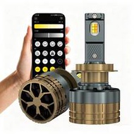 2pcs APP Control H7 Car Headlight Bulb 300W H4 Mini Turbo Headlight H1 H11 9005 HB3 9006 HB4 LED Car