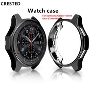 Gear S3 case For Samsung Galaxy watch 46mm 42mm case cover electroplated Gear s3 frontier/classic Protective shell