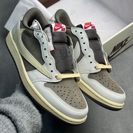 ▪️Travis Scott x Air Jordan 1 AJ1喬1 TS聯名倒鈎 低幫文化籃球鞋 波鞋