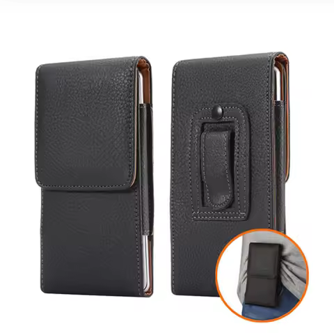 Fashion PU Leather Belt Holster Case Cover for Huawei P60 P50 P40 P30 P20lite nova 5 4 Mate 30 20 10