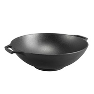 Lodge กระทะเหล็กหล่อก้นลึก 14 นิ้ว (35.5 ซม) L14W