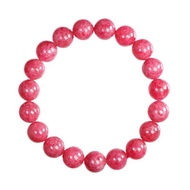 【正佳珠寶】薔薇石 高品玫瑰紅薔薇 10.4-10.8mm 玫瑰薔薇石手珠