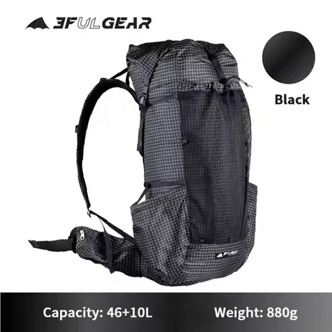 3F UL GEAR QIDIAN PRO Backpack 46+10L Ultralight 880g Outdoor Women/Men Sport Bag Wear Resistant Cam