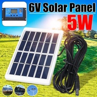 5W 6V Small Solar Panel with DIY Monocrystalline Cell with 10A/20A/30A/60A/100A solar controller Wat