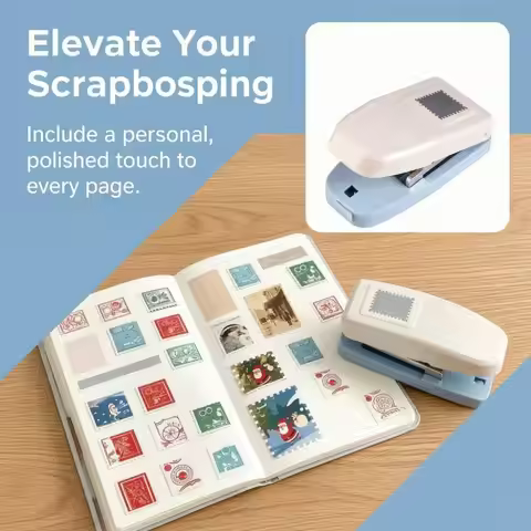 DIY Tools Large Rectangular Stamp Punch Handheld DIY Stamp Cutter Multi-functional Lace Border Stamp